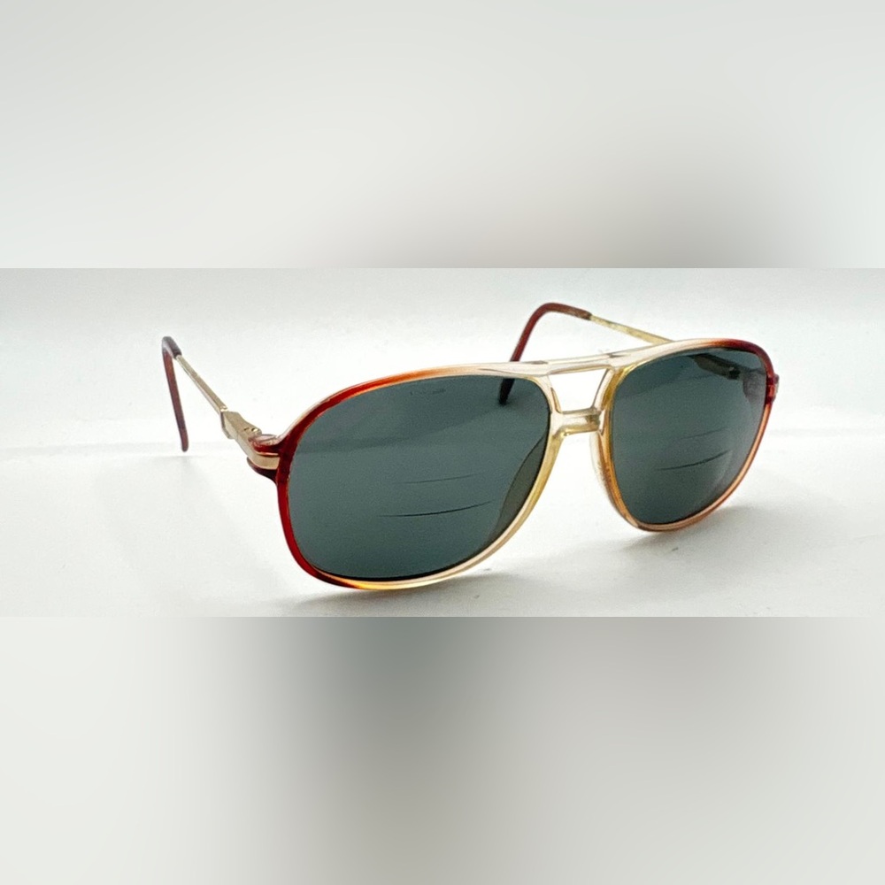 Gold and Red Aviator Sunglasses - Men Accessories Glasses